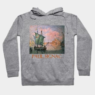 Venice - The Pink Cloud by Paul Signac Hoodie